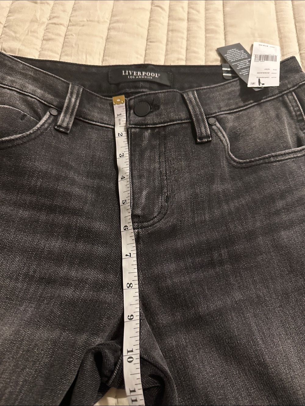 Liverpool Los Angeles The Barrel Mid Rise Cropped Jeans in Ackelson NWT - Picture 7 of 12